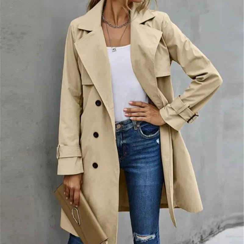 Studio Harvyn | Women - Trench Coat - Classic Timeless Style