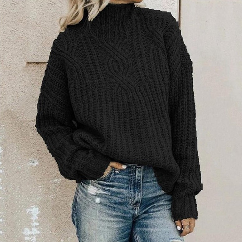 Studio Harvyn | Women - Winter Cable Knit Sweater - Cosy Style