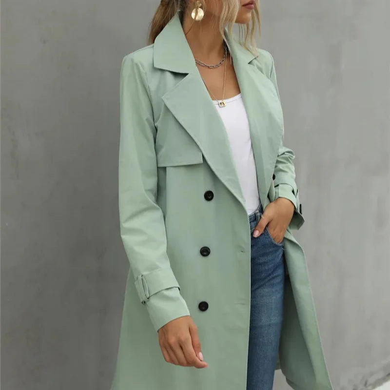 Studio Harvyn | Women - Trench Coat - Classic Timeless Style