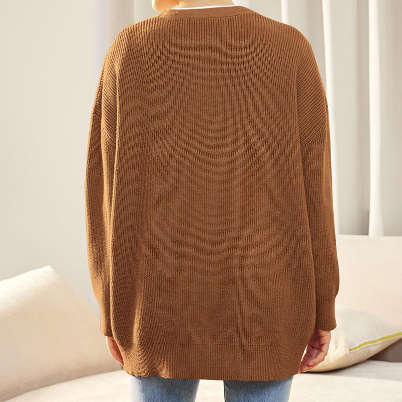 Studio Harvyn | Women – Cosy Oversized Cardigan - Ribbed Knit