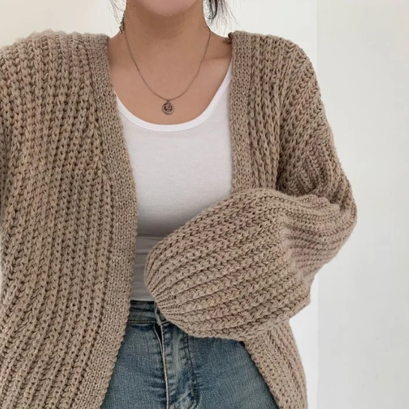 Studio Harvyn | Women - Vintage Lantern Sleeve Cardigan