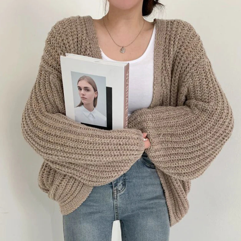 Studio Harvyn | Women - Vintage Lantern Sleeve Cardigan