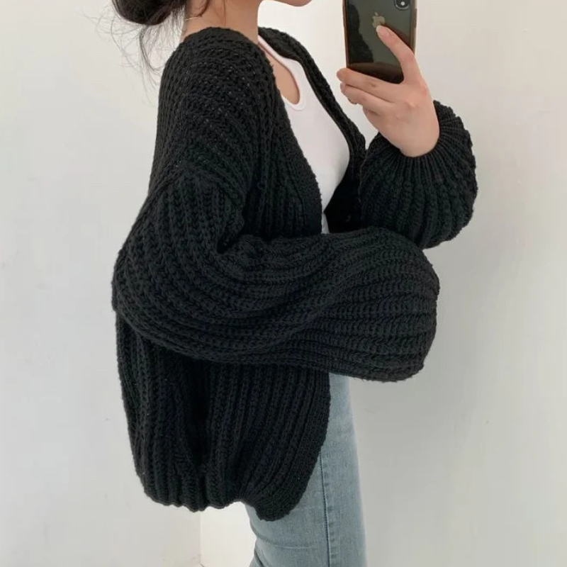 Studio Harvyn | Women - Vintage Lantern Sleeve Cardigan