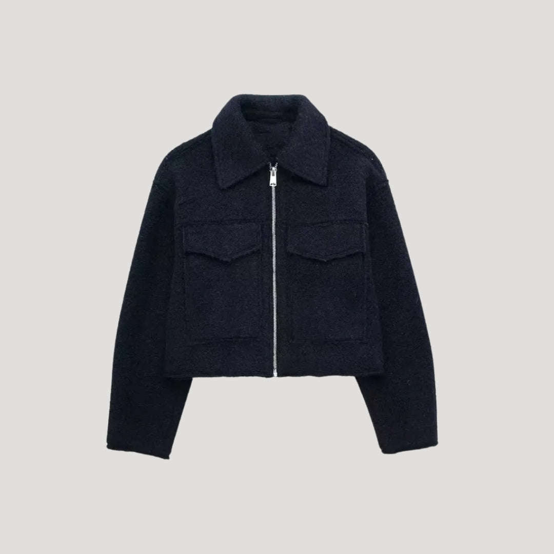 Studio Harvyn | Women - Structured Cropped Jacket - Wool Design
