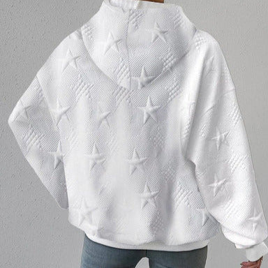 Studio Harvyn | Women – White Long Sleeve - Knitted Hoodie