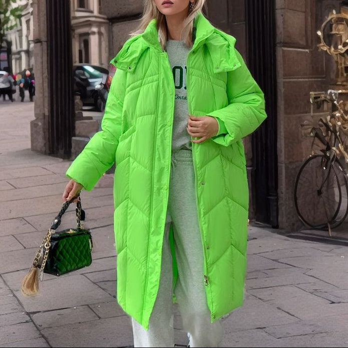 Studio Harvyn | Women - Insulated Long Puffer Jacket - Relaxed Fit