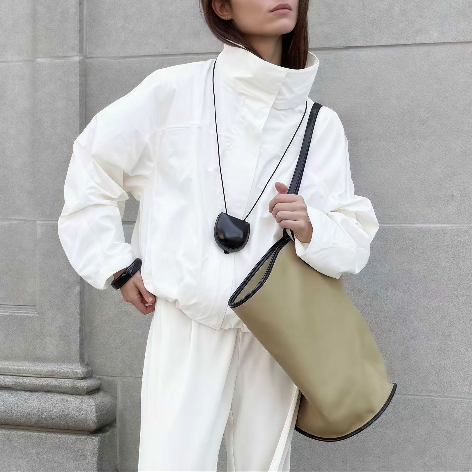 Studio Harvyn | Women - Oversized Functional Jacket with High Collar