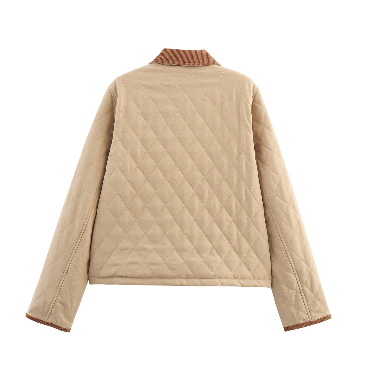 Studio Harvyn | Women - Quilted Jacket - Checked Collar