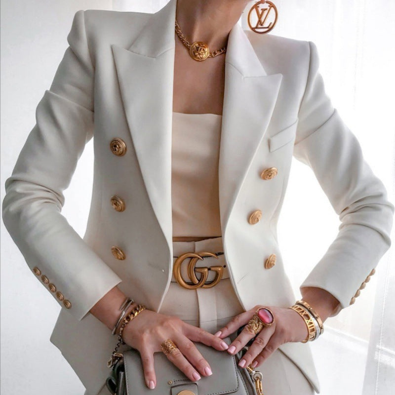 Studio Harvyn | Women - Elegant Blazer - Double Button Style