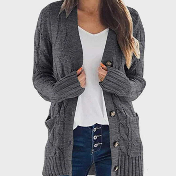 Studio Harvyn | Women - Cable Knit Cardigan - Pockets