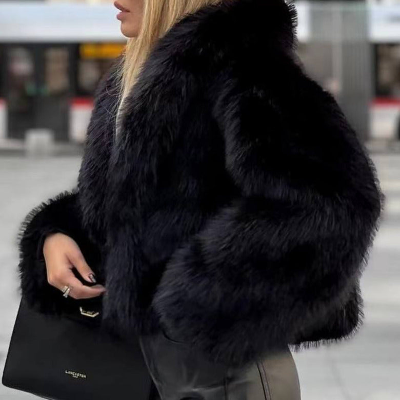 Studio Harvyn | Women – Faux Fur Winter Jacket - Stylish Outerwear