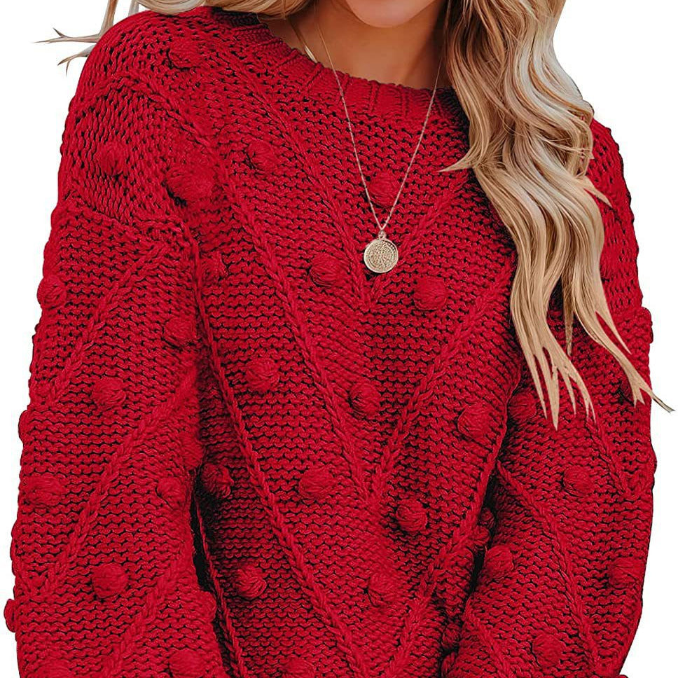 Studio Harvyn | Women - Knitted Jumper - Stylish 3D Pattern Design