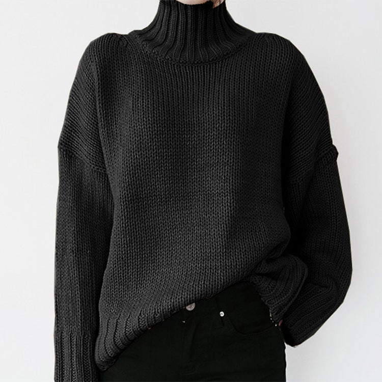 Studio Harvyn | Women - Chunky Knit Jumper with High Collar