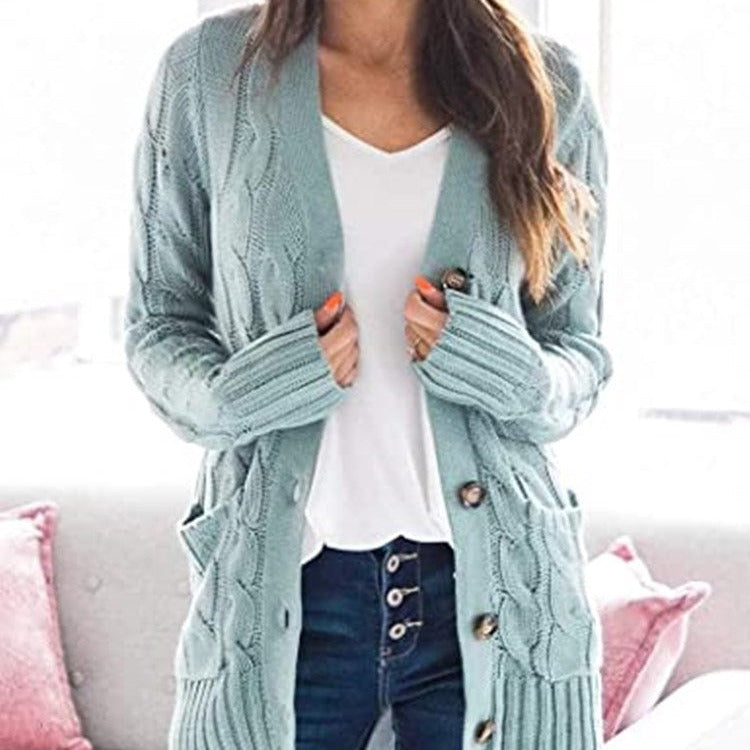 Studio Harvyn | Women - Cable Knit Cardigan - Pockets