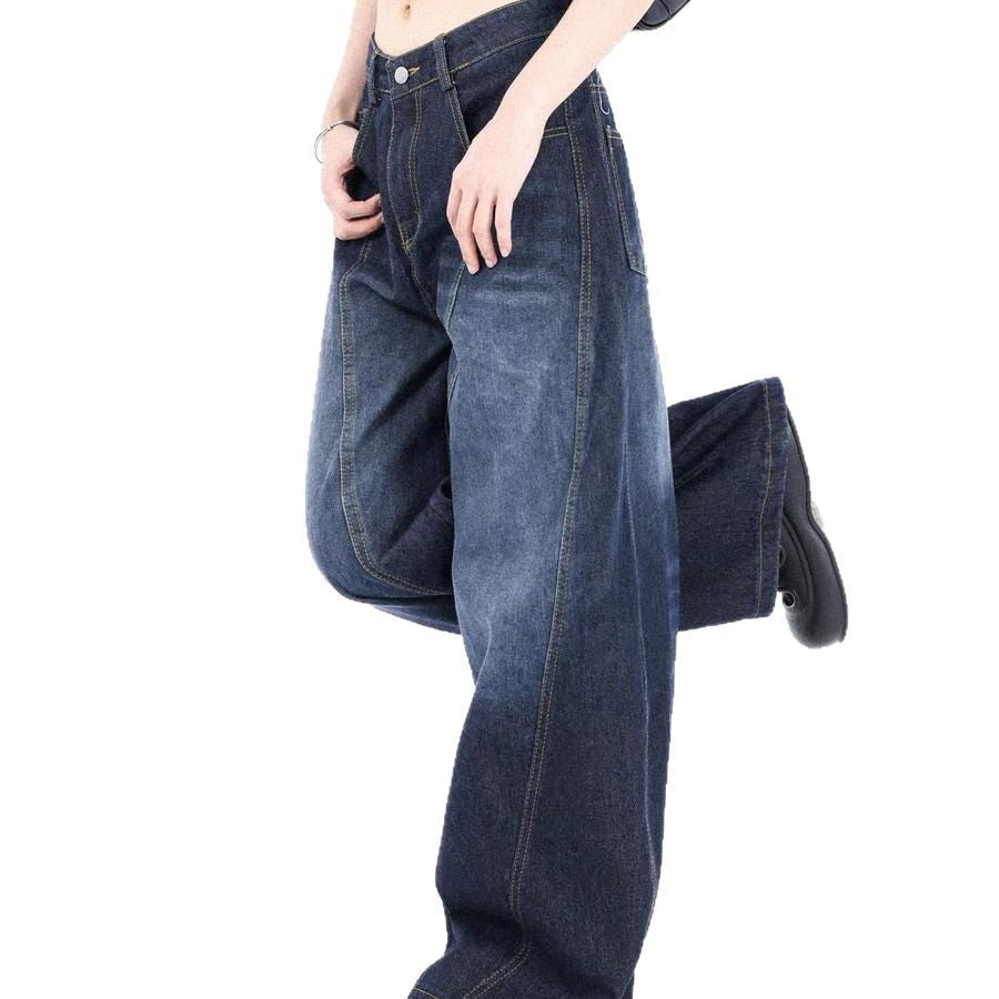 Studio Harvyn | Women - Wide-Leg Denim Trousers - High-Waisted