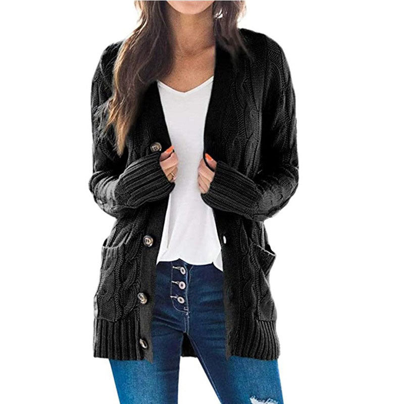 Studio Harvyn | Women – Relaxed Fit Cardigan - Wool Blend