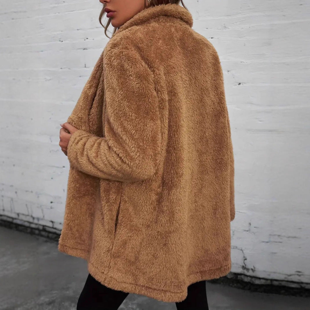 Studio Harvyn | Women - Fluffy Open Coat - Soft Throw Over