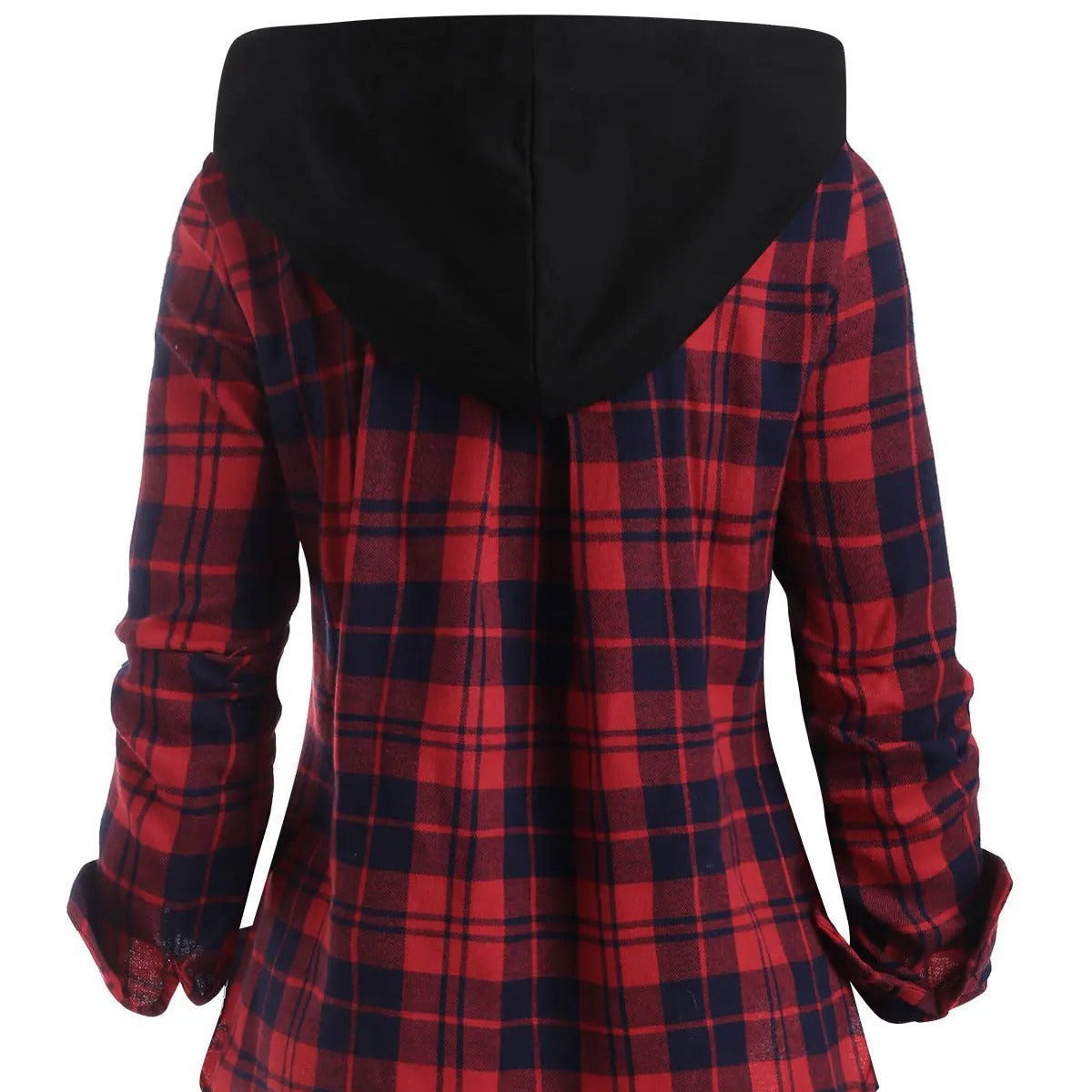 Studio Harvyn | Women - Hooded Flannel Jacket with Pockets