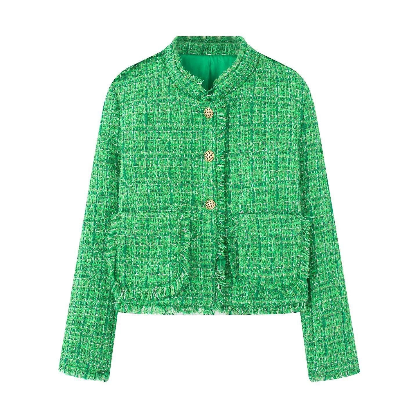 Studio Harvyn | Women - Stylish Short Jacket - Structured Tweed