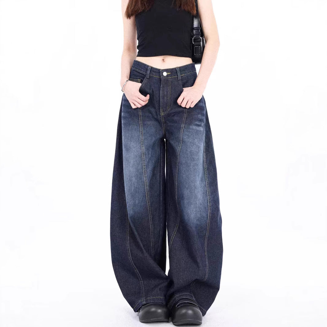Studio Harvyn | Women - Wide-Leg Denim Trousers - High-Waisted