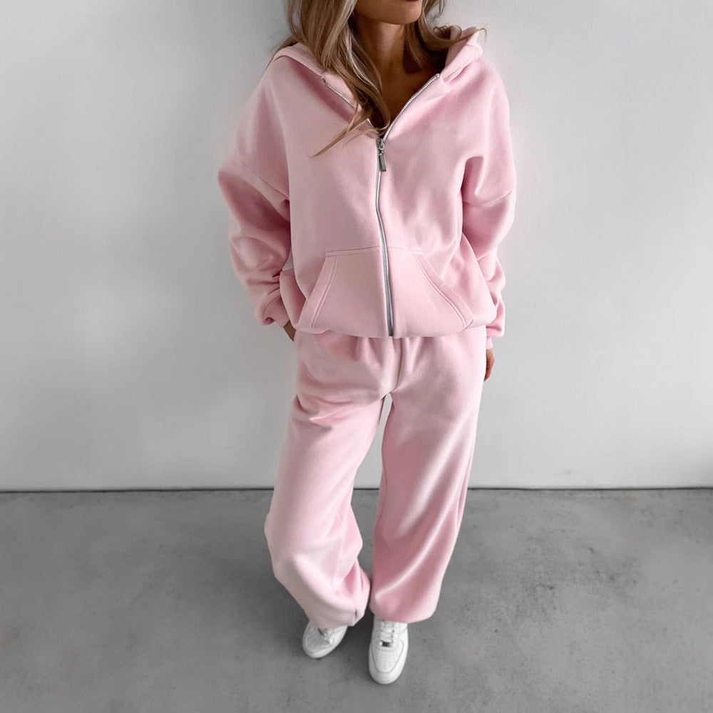 Studio Harvyn | Women - Hooded Loungewear Set - Wide Cut Comfort Style