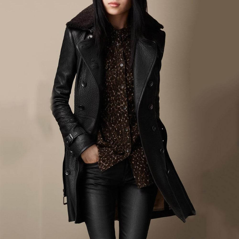 Studio Harvyn | Women - Winter Trench Coat - Double-Breasted
