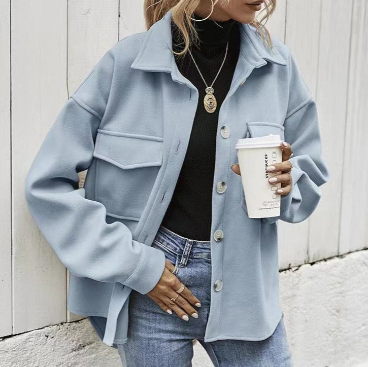 Studio Harvyn | Women -  Oversized Jacket with Pockets & Buttons