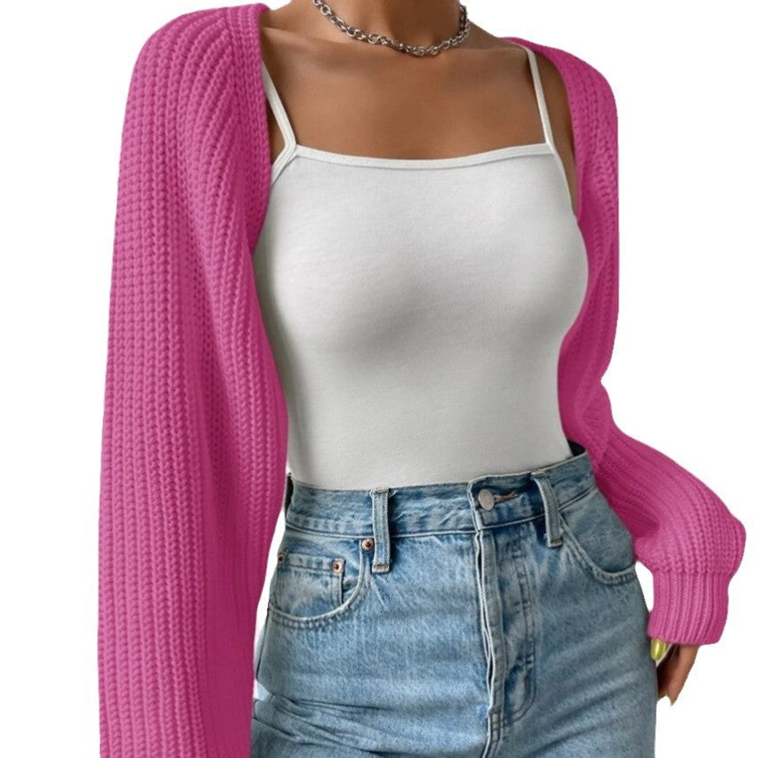 Studio Harvyn | Women - Casual Ribbed Cardigan - Knit Design