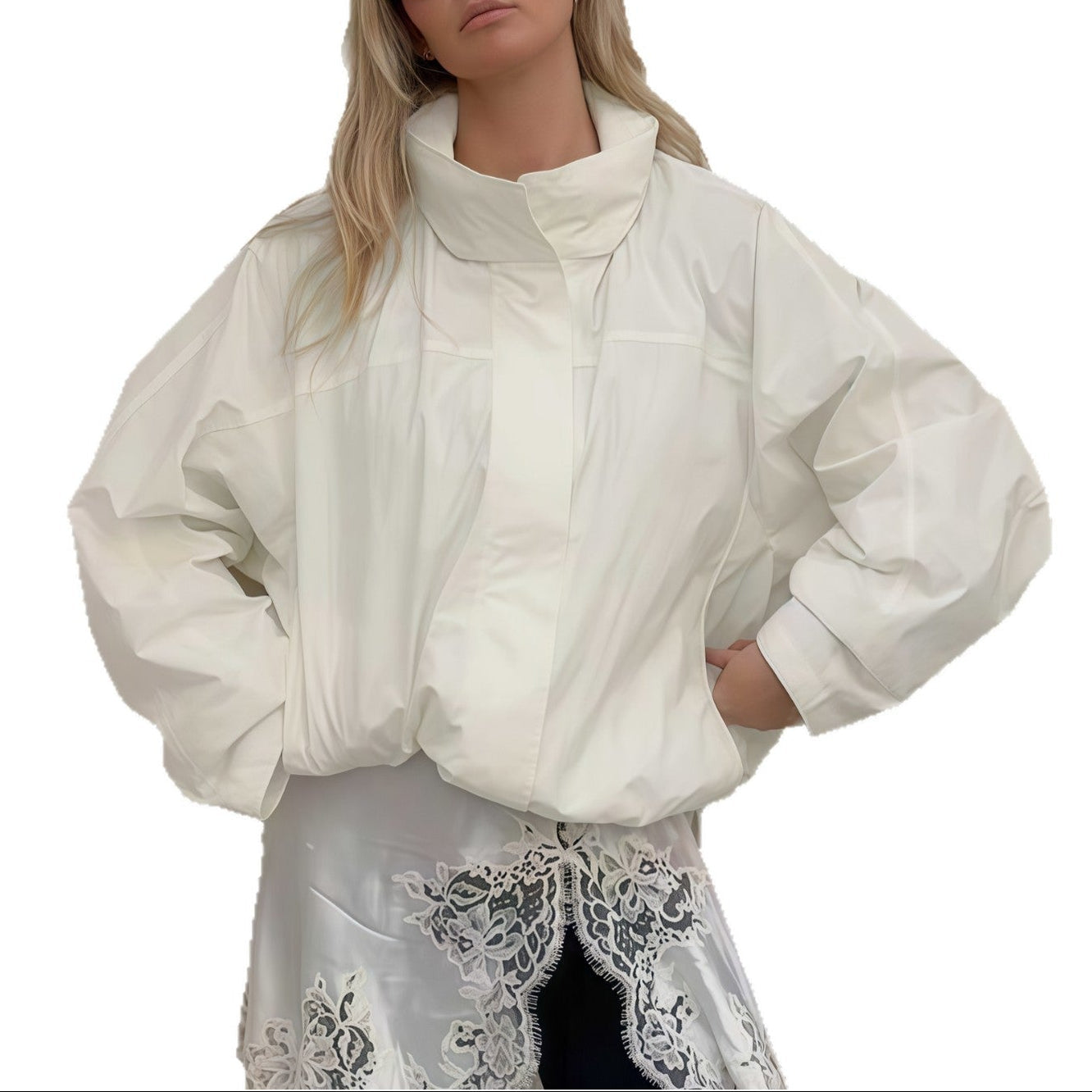 Studio Harvyn | Women - Oversized Functional Jacket with High Collar