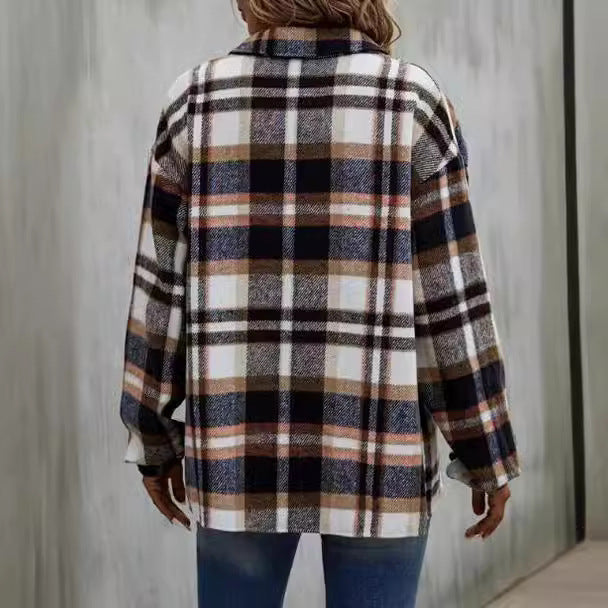 Studio Harvyn | Women - Checked Shirt Jacket - Casual Style