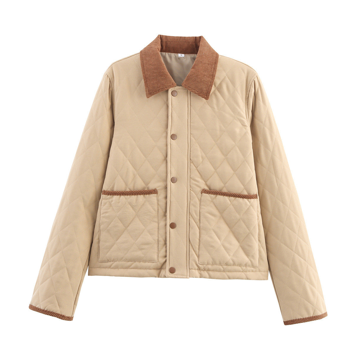 Studio Harvyn | Women - Quilted Jacket - Checked Collar