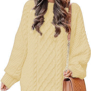 Studio Harvyn | Women - Casual Large Knitted Jumper - Cable Knit Style