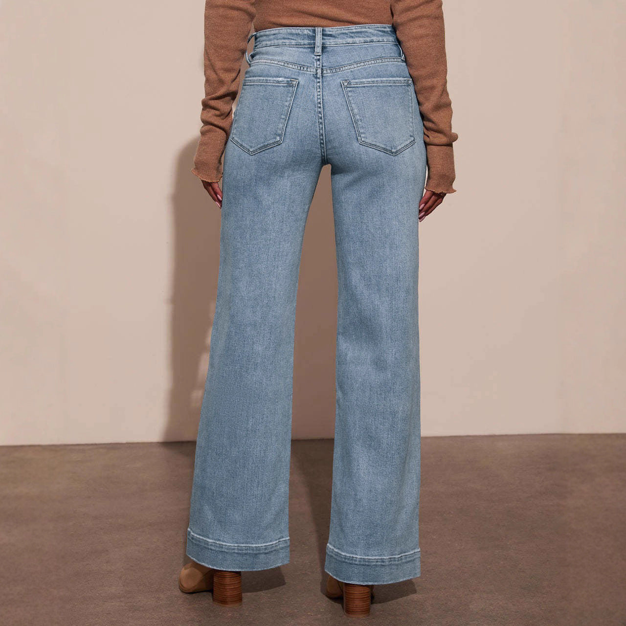 Studio Harvyn | Women - Wide-Cut Jeans - Elegant Style