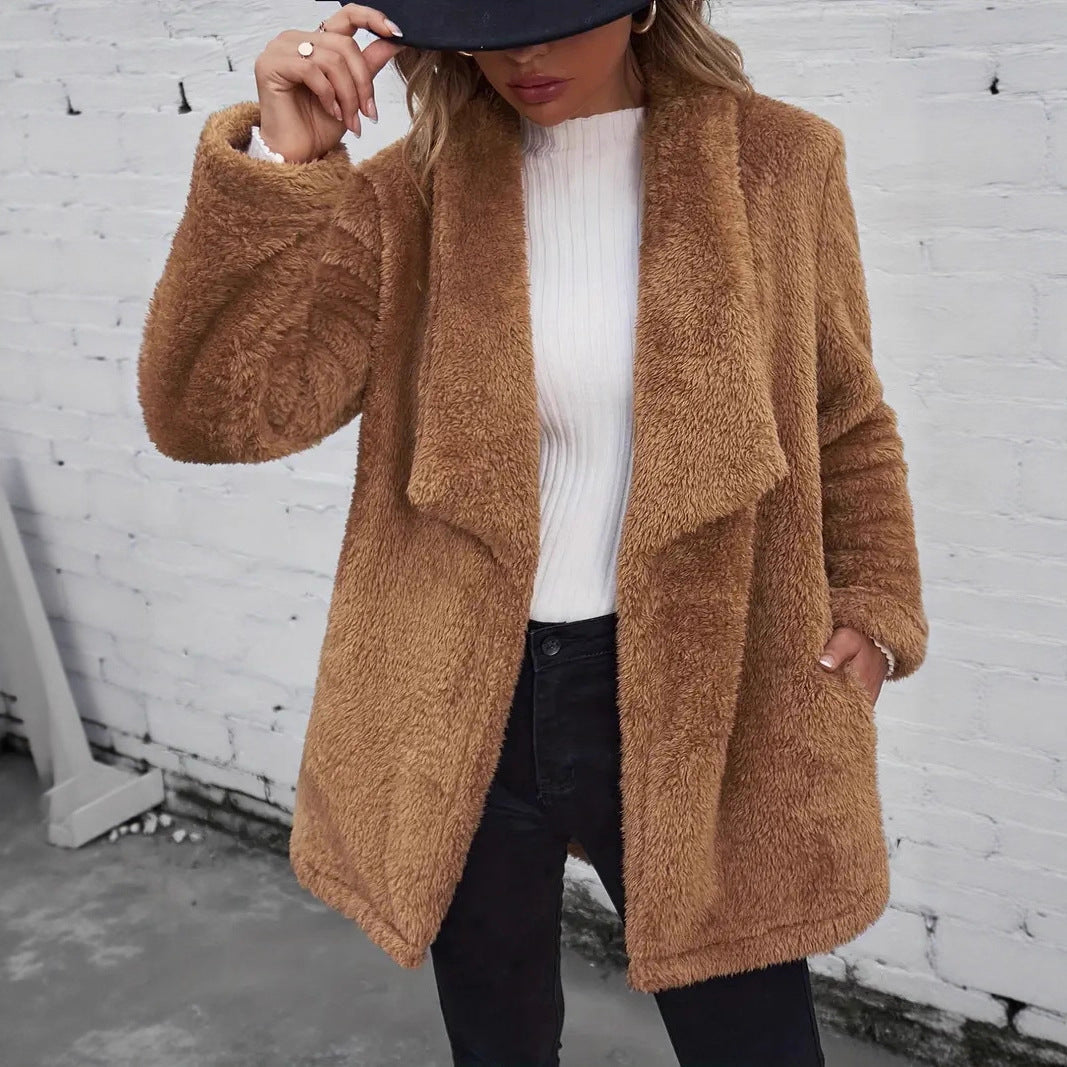 Studio Harvyn | Women - Fluffy Open Coat - Soft Throw Over