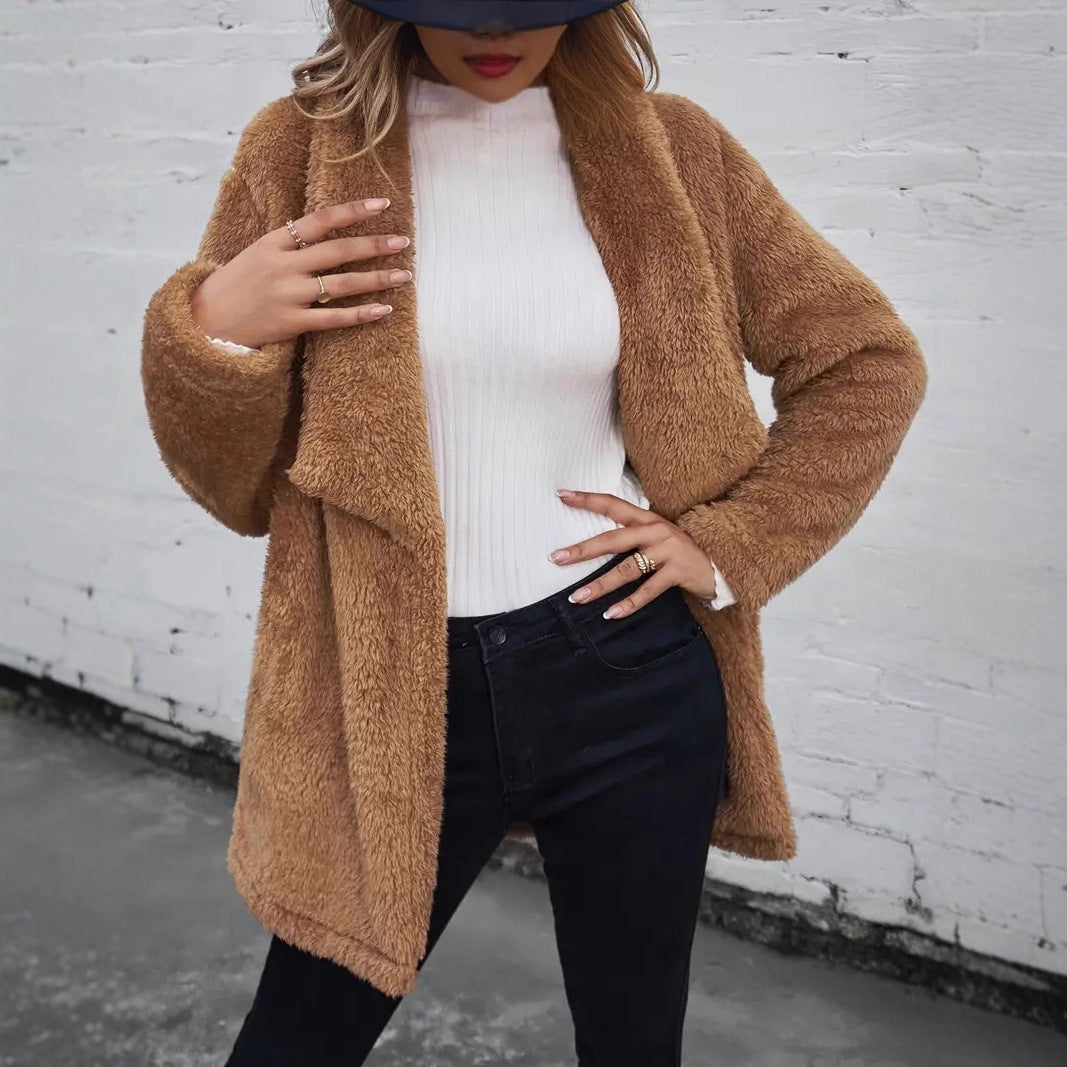 Studio Harvyn | Women - Fluffy Open Coat - Soft Throw Over