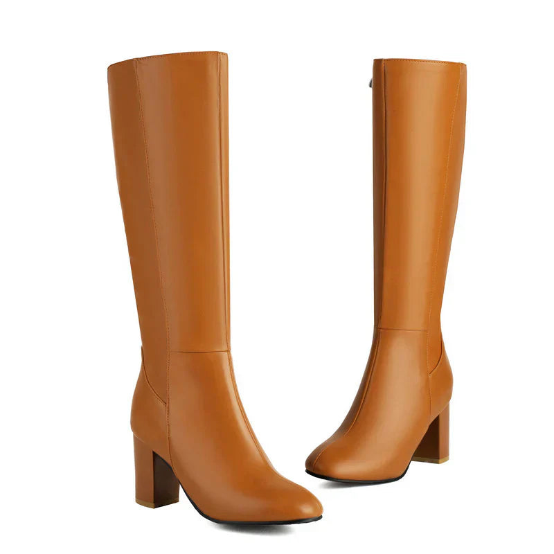 Studio Harvyn | Women - Knee-High Boots - Block Heel