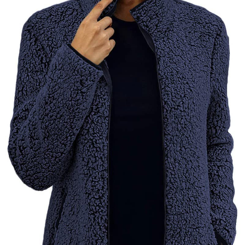 Studio Harvyn | Women - Fluffy Fleece Jacket - High Collar