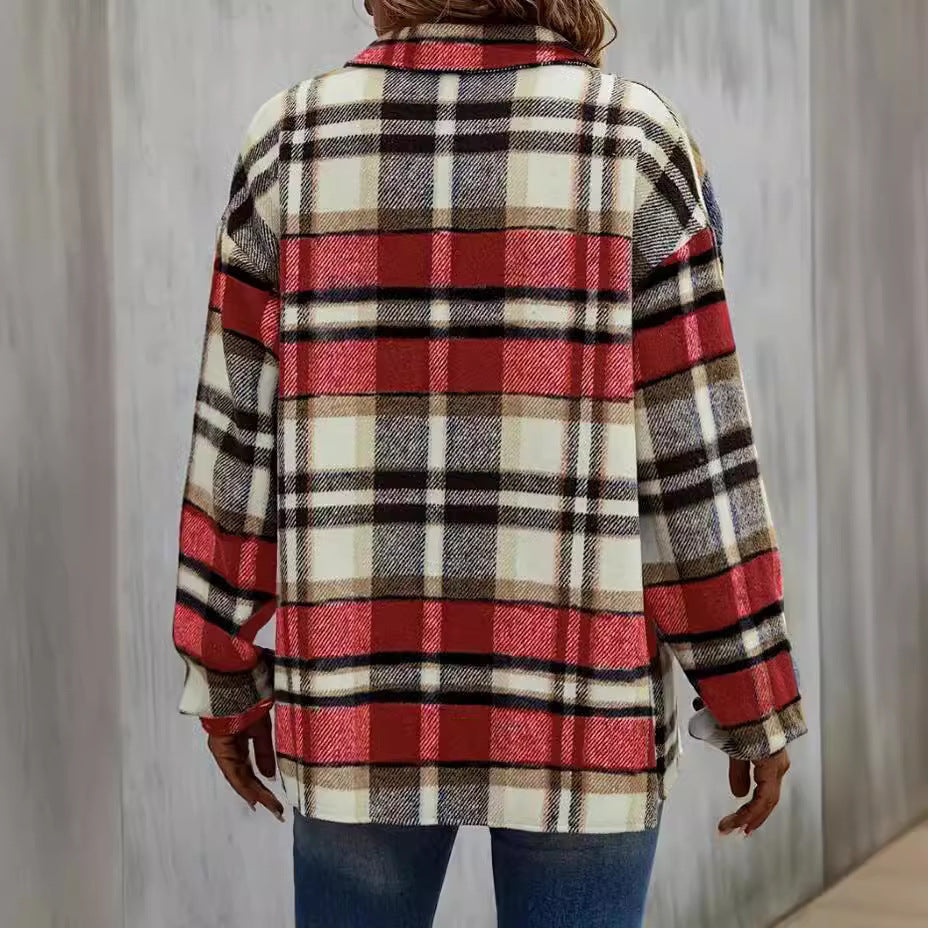 Studio Harvyn | Women - Checked Shirt Jacket - Casual Style
