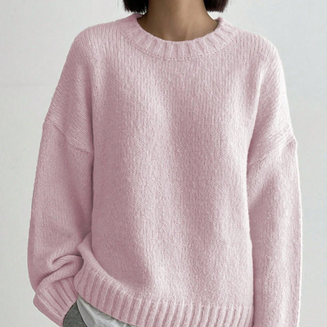 Studio Harvyn | Women – Oversized Knit Jumper - Crew Neck Style