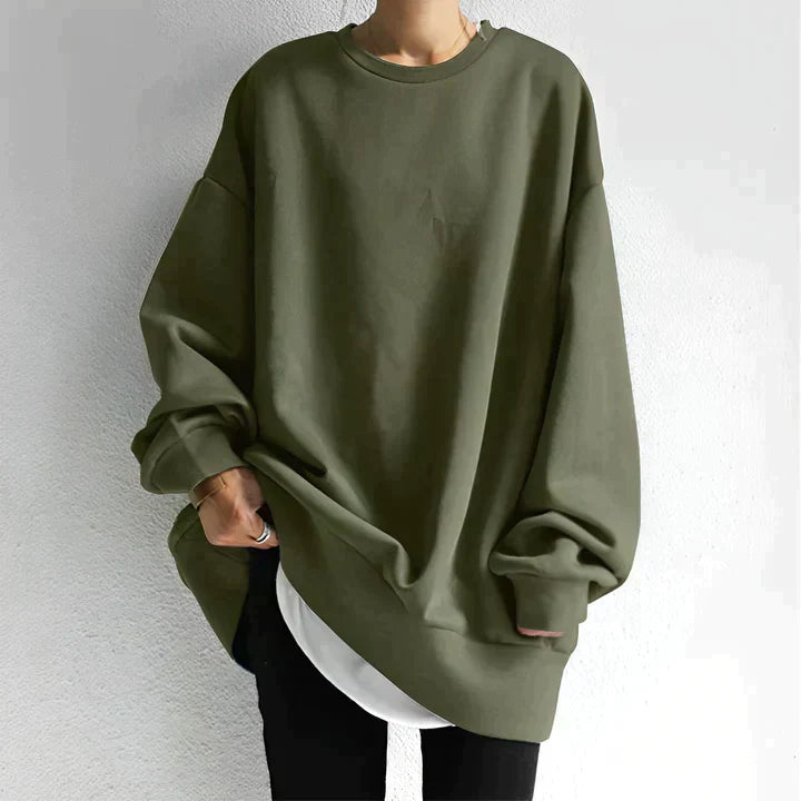 Studio Harvyn | Women - Oversized Crew Neck Sweatshirt - Cosy Fit
