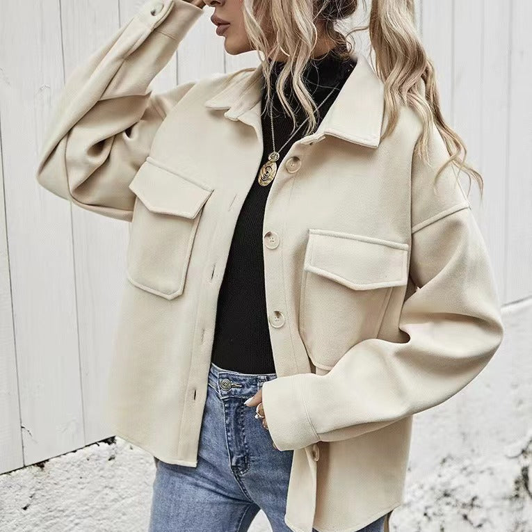 Studio Harvyn | Women -  Oversized Jacket with Pockets & Buttons