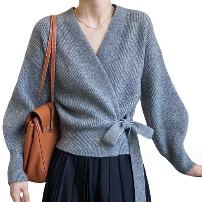 Studio Harvyn | Women - Wrap Cardigan - Wide Sleeves & Waist Belt