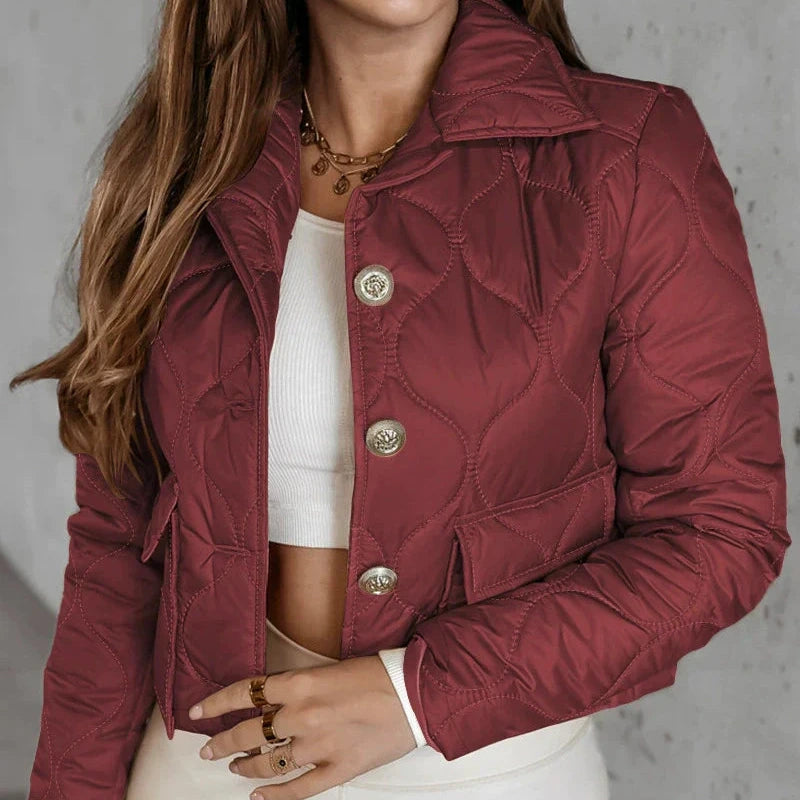 Studio Harvyn | Women – Cropped Fit Quilted Jacket – Lightweight