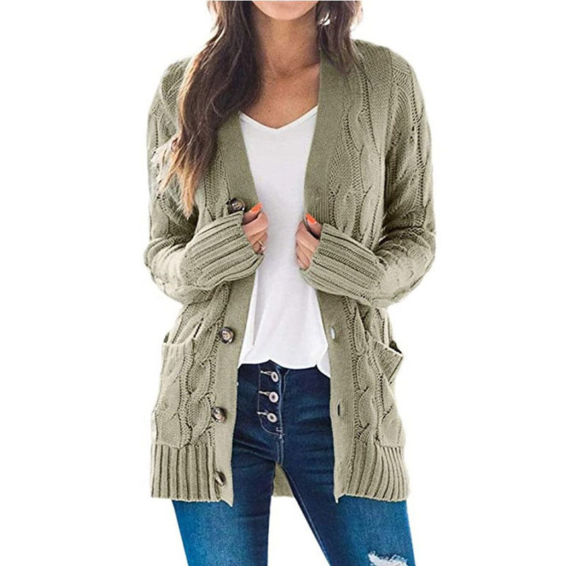 Studio Harvyn | Women – Relaxed Fit Cardigan - Wool Blend