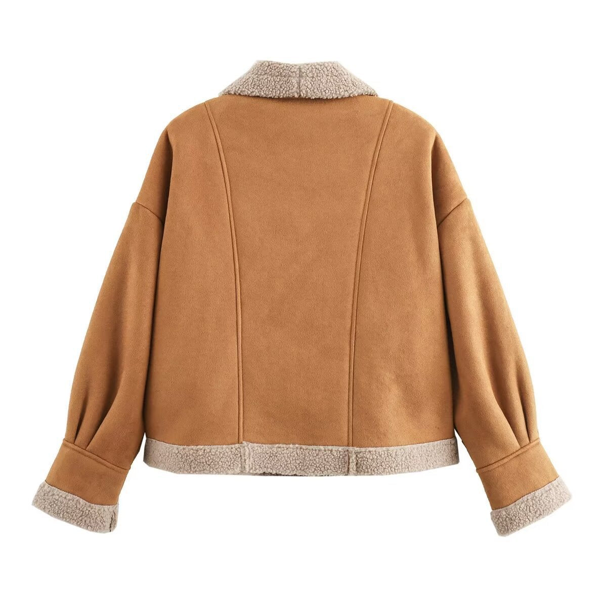 Studio Harvyn | Women - Wide Cut Teddy Jacket - Button Details