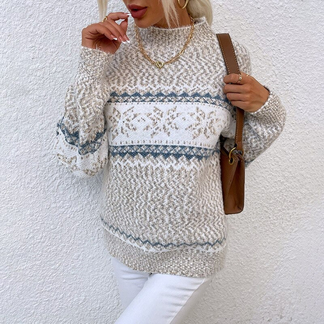 Studio Harvyn | Women - Cosy Knitted Jumper - Snowflake Design