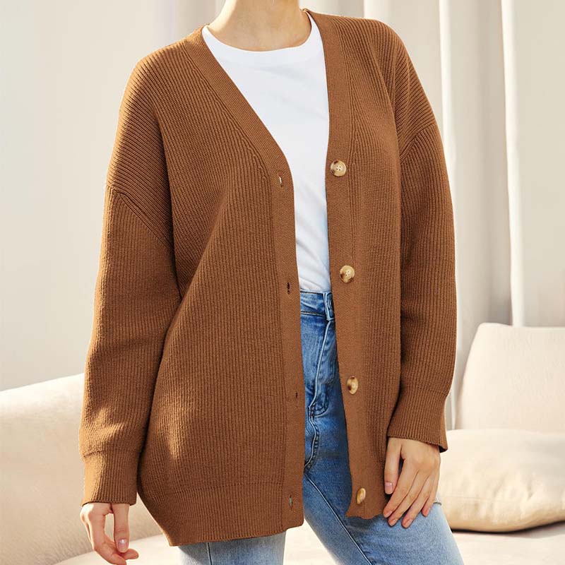 Studio Harvyn | Women – Casual Knitted Cardigan - Autumn Style