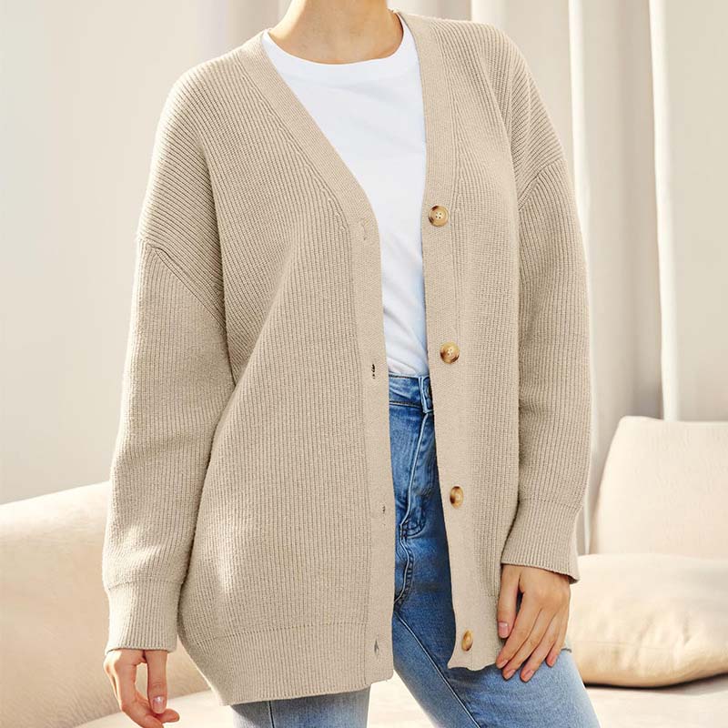 Studio Harvyn | Women – Casual Knitted Cardigan - Autumn Style