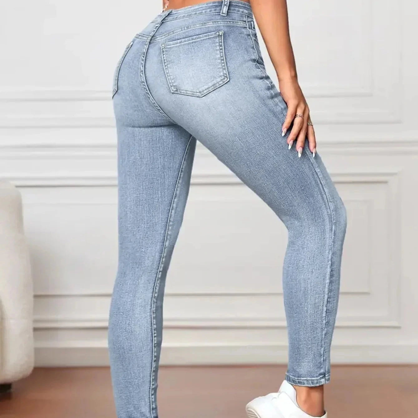 Studio Harvyn | Women - Skinny Jeggings - High Waist Style