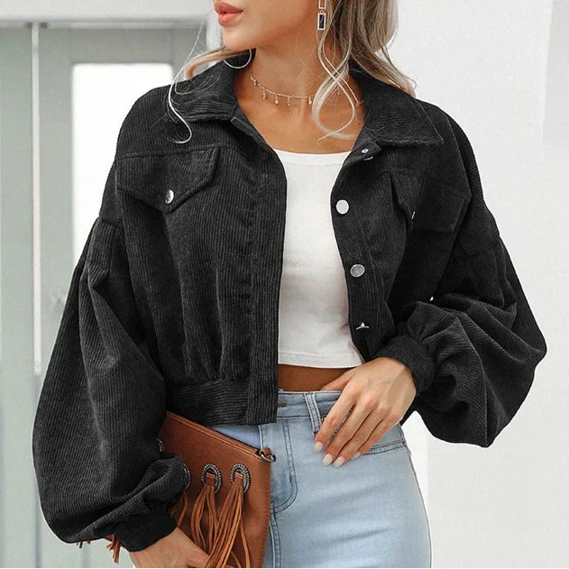 Studio Harvyn | Women - Short Corduroy Jacket - Stylish & Versatile